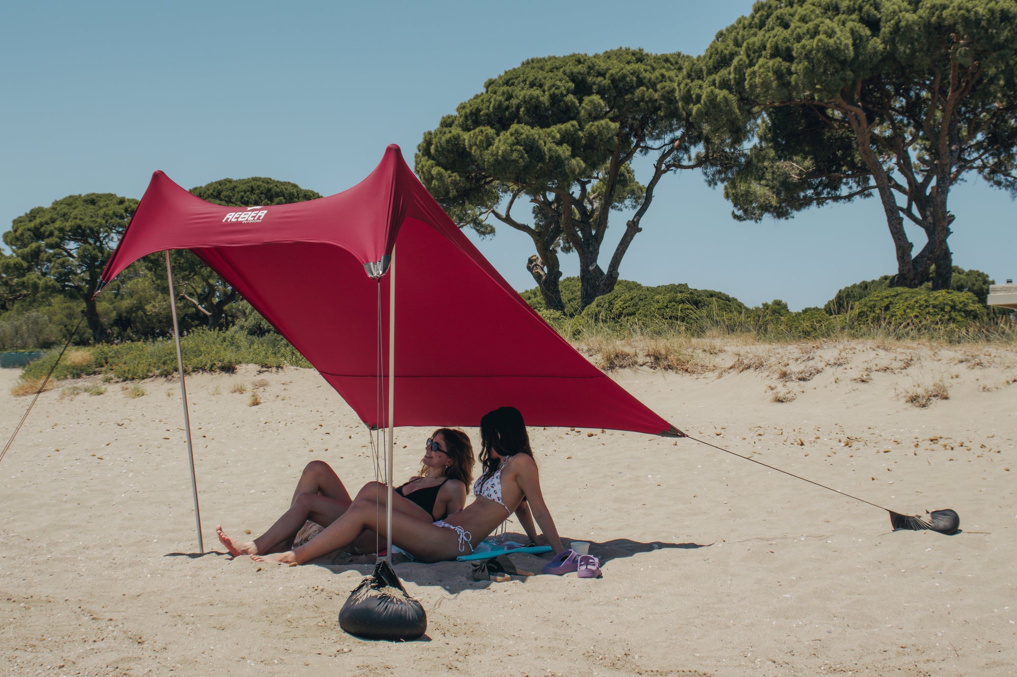 AETHER EXPLORER 2X2 Limnos Burgundy Beach Tent