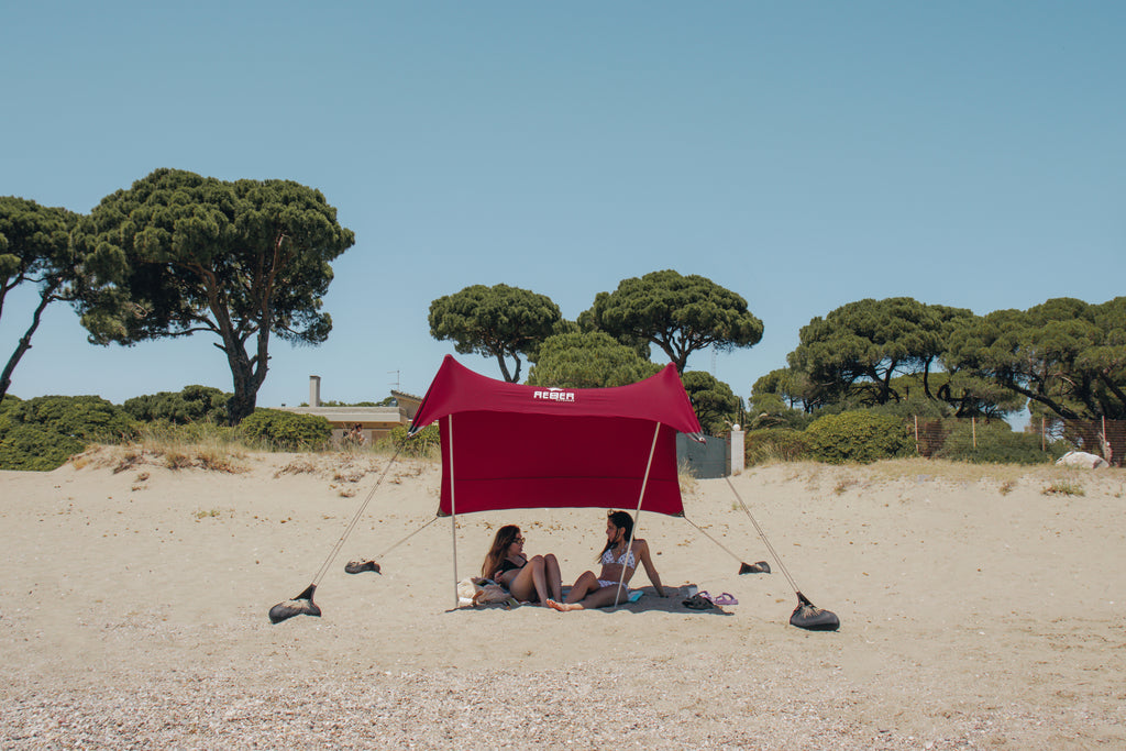 AETHER EXPLORER 2X2 Limnos Burgundy Beach Tent