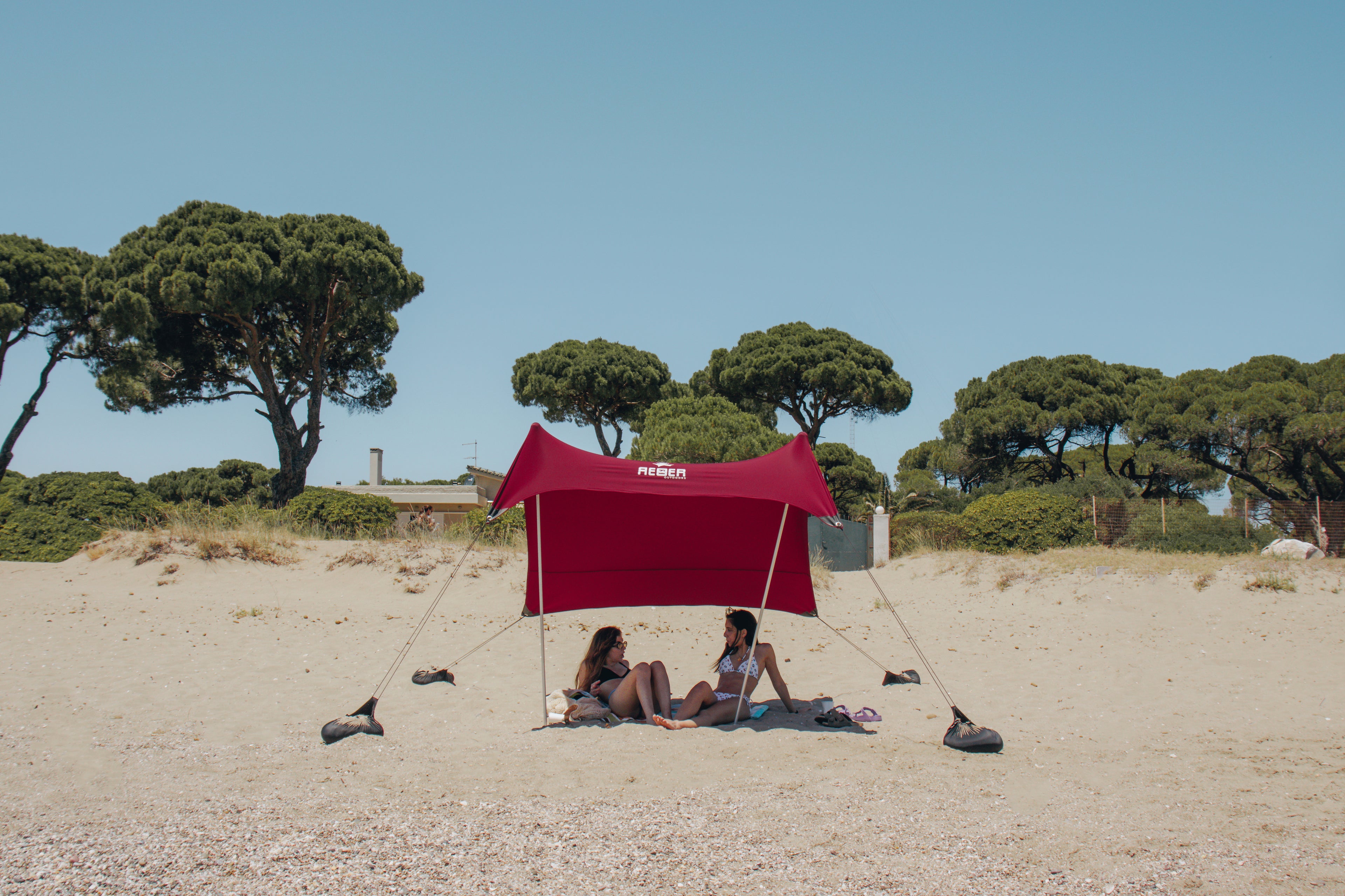 AETHER EXPLORER 2X2 Limnos Burgundy Beach Tent