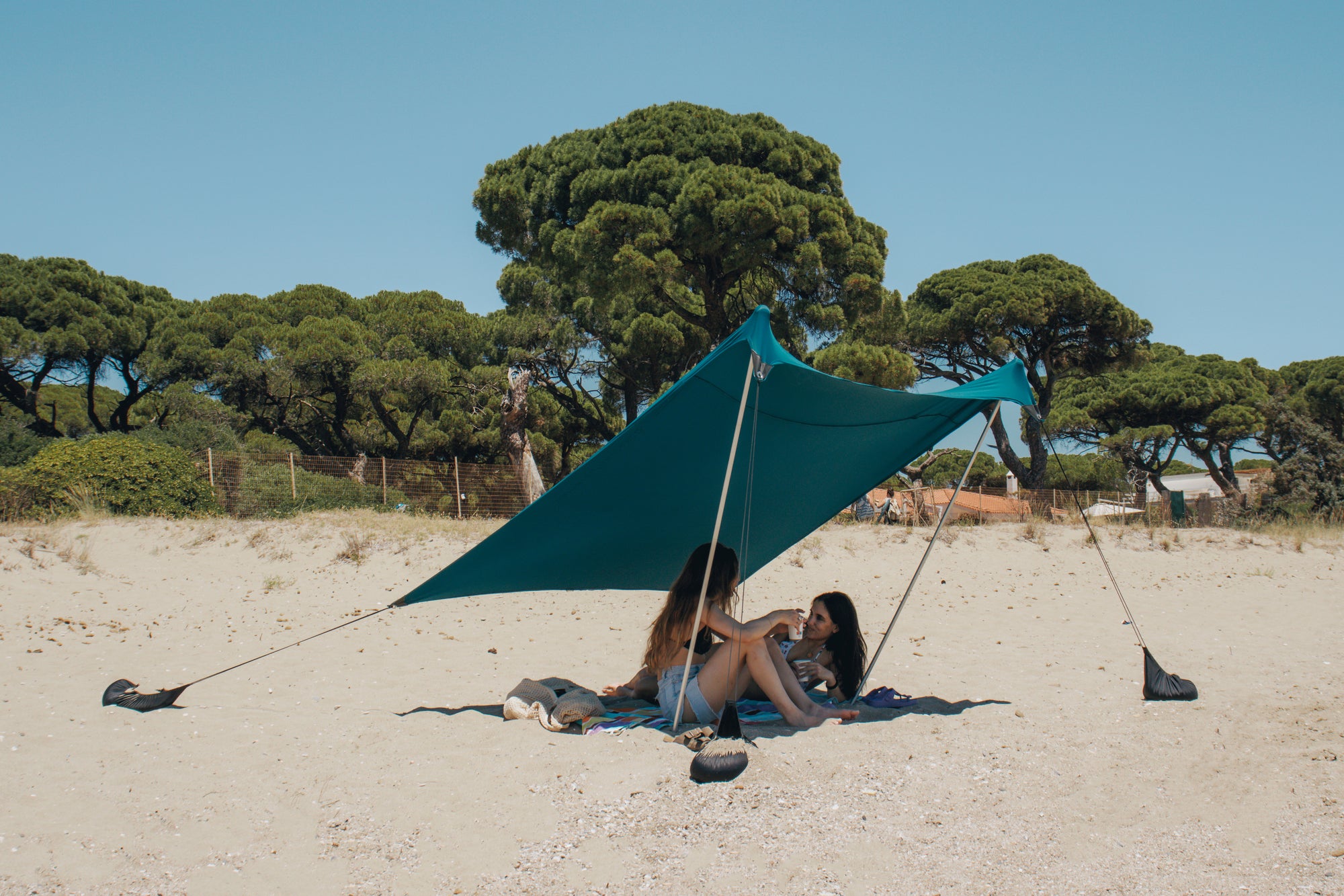 AETHER EXPLORER 2X2 Petrol Blue Beach Tent