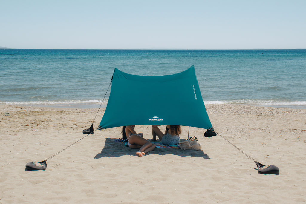 AETHER EXPLORER 2X2 Petrol Blue Beach Tent