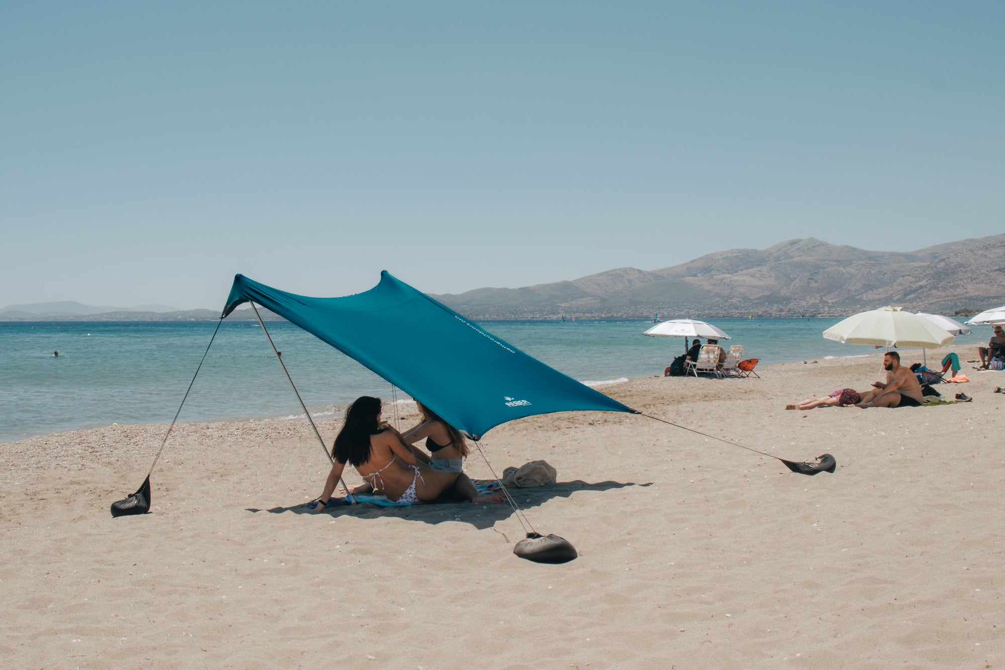 AETHER EXPLORER 2X2 Petrol Blue Beach Tent
